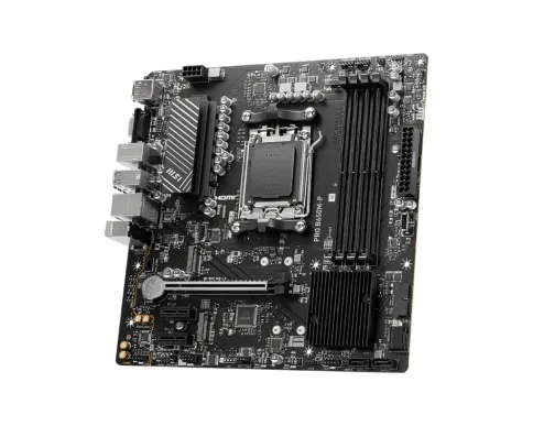 Материнская плата/ MB MSI AMD B650 sAM5, 4xDDR5(256GB), D-SUB/HDMI 2.1/DP, 1xPCIe 4.0x16, 2xPCIe 3.0, 1xLAN (2.5GbE), 4xSATA 6Gb/s, 2xM.2, 4xUSB 3.2, 4xUSB 2.0, 1xPS/2, mATX фото 3