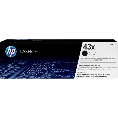 HP 43X Black LaserJet Toner Cartridge (C8543X) фото 1