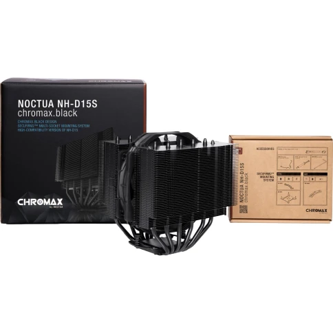Кулер для процессора/ CPU Cooler Noctua NH-D15S chromax.black (167W, 4-pin... фото 4