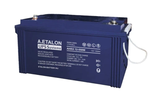 Аккумулятор А.ETALON AHRX 12В 120 А/ч 550W фото 1
