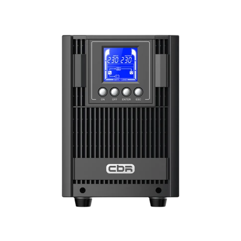 ИБП CBR ESSENCE ESN-1500C Online 1500 VA / 1500 W, Tower, 6 x C13, LCD, HID-USB, RS232, EPO, SNMP slot/ UPS CBR Online Tower фото 1