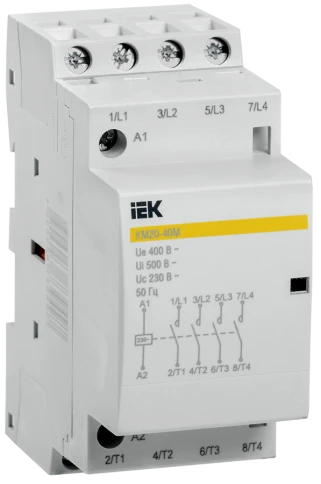 Контактор модульный КМ20-40М AC IEK фото 1