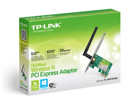 Адаптер Wi-Fi/ 150Mbps Wireless N PCI Express Adapter, Atheros, 1T1R, фото 2