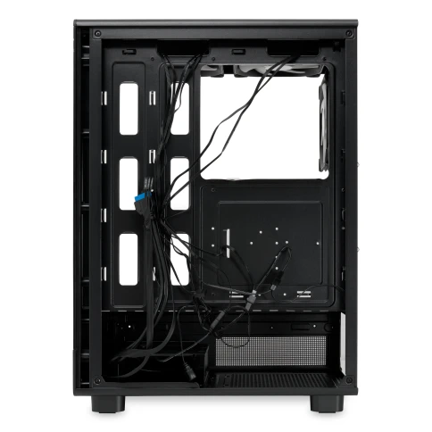 Корпус без блока питания/ Case HSPD F510, Panoramic Mid Tower, Black, фото 7