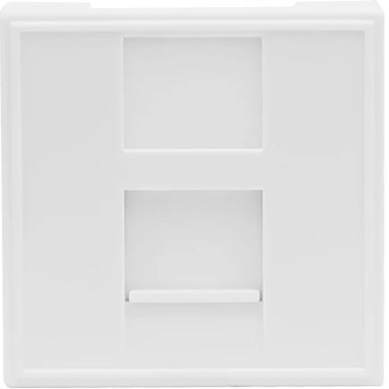 Donel Розетка DEC RJ45 UTP кат.5e, 2мод., бел. (45х45мм), серия (тип) фото 1
