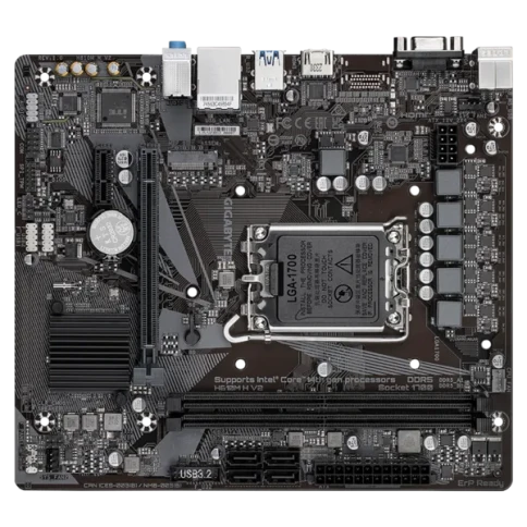 Материнская плата/ MB GIGABYTE INTEL H610 s1700, 2xDDR5(64GB), D-SUB/H фото 4