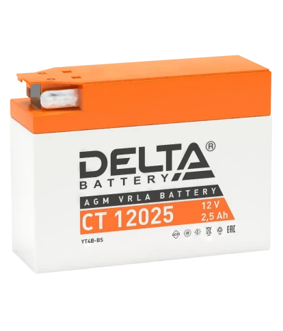 Аккумуляторная батарея для мото-техники/ DELTA серия CT, CT 12025, напряжение... фото 1