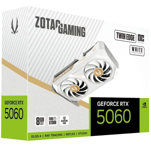Zotac GAMING GeForce RTX 5060 Twin Edge OC White Edition 8Gb (ZT-B5060 фото 14