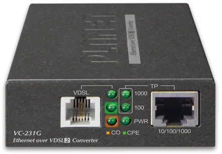 VC-231G конвертер Ethernet в VDSL2, внешний БП/ 1-Port 10/100/1000T Et фото 3