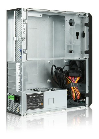 Корпус с блоком питания 230W/ Case Foxline FL-1004-TFX230B-85 mATX cas фото 5