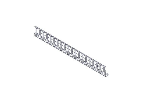 Vertical cable manager Systeme Electric, Excelente series, 42U, plasti фото 4