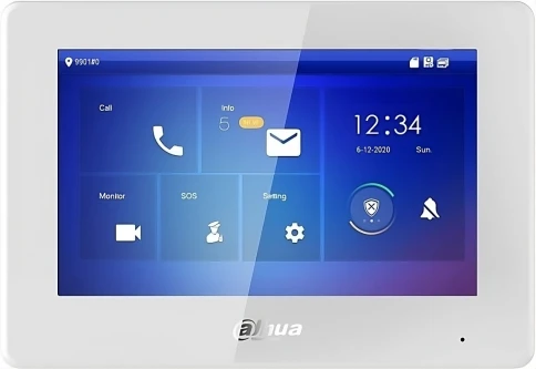 Монитор видеодомофона IP 7 дюймовый DAHUA DHI-VTH5421HW-W фото 1