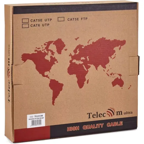 Патчкорд/ Патчкорд литой "Telecom" UTP кат.5е 30,0м серый фото 8