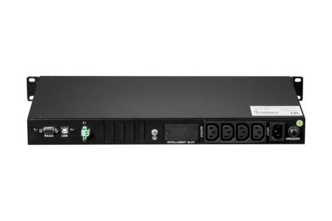 ИБП Systeme Electric Smart-Save SMT 750 ВА, монтаж в стойку 1U, 230 В, 4 розетки IEC C13, SmartSlot, AVR, LCD, USB HID фото 7