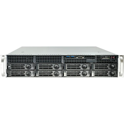 Серверный корпус/ 2U chassis; ATX, Micro-ATX, Mini-ITX MBs; 8 x 3.5''h фото 2