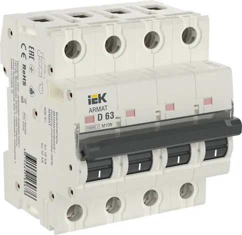 ARMAT Авт. выкл. M10N 4P D 63А IEK фото 1