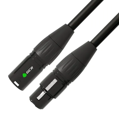 Greenconnect XLR M - XLR F 20м чёрный фото 1