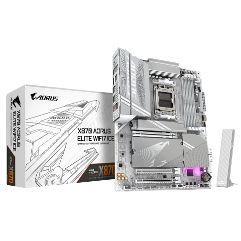 GIGABYTE X870 AORUS ELITE WIFI7 ICE фото 1