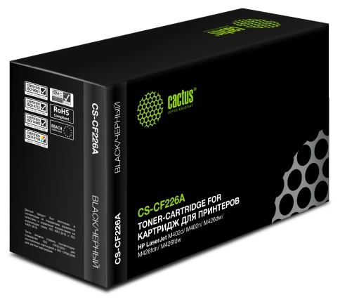 Картридж лазерный Cactus CS-CF226A CF226A черный (3100стр.) для HP фото 4