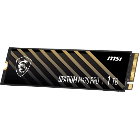 MSI SSD SPATIUM M470 Pro, 1000GB, M.2(22x80mm), NVMe, PCIe 4.0... фото 2