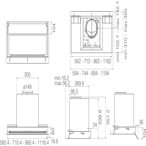 ELICA BOXIN ADV PLUS BLMAT/A/120 PRF0199292 фото 5