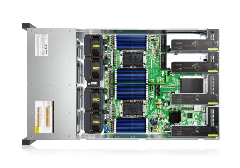 Серверная платформа/ Gooxi SL201-D12R-NV-G3  2U 12 bay server with NVME bp,based on ice lake 1xPCIe 4.0x16; 2xPCIe 4.0x8 2x 2.5" rear SAS/SATA 1300W 1+1 PSU EU power cables фото 4