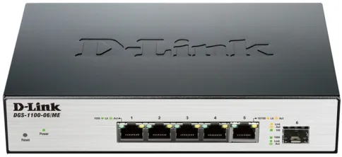 Коммутатор D-Link DGS-1100-06/ME/A1B фото 1