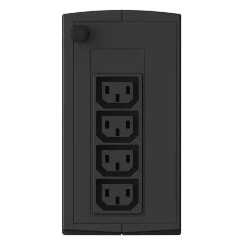 Башенный линейно-интерактивный ИБП/ ИБП CBR [ELN-675T-4I-LD] Line Interactive  675VA/360W 5Ah12V 4 x С13 фото 3
