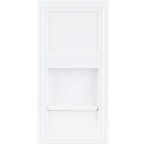 Donel Розетка DEC RJ45 FTP кат.5e, 1мод., бел. (22.5х45мм), серия (тип фото 1