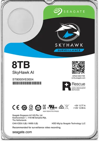 Seagate SkyHawk AI Surveillance ST8000VE0004 фото 4