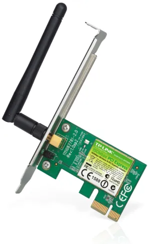 Адаптер Wi-Fi/ 150Mbps Wireless N PCI Express Adapter, Atheros, 1T1R, фото 1