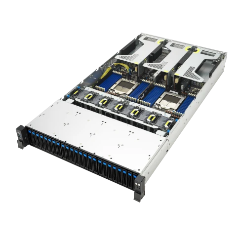 Серверная платформа/ ASUS RS720A-E13-RS24G, 2U, 2x  SP5 (LGA 6096P) TD фото 3