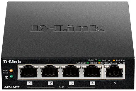 D-Link DGS-1005P/A1A фото 1