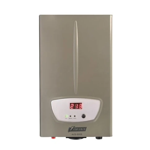 Стабилизатор напряжения/ POWERMAN AVS 500S stabilizer, silver, step re фото 1