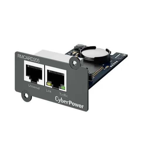 SNMP-карта CyberPower RMCARD205 — удалённое управление ИБП серий OL, OLS, PR, OR, совместимость с ENVIROSENSOR фото 4