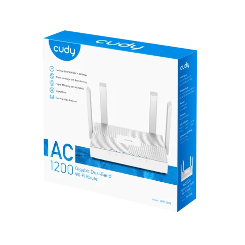 Маршрутизатор/ AC1200 Gigabit Dual Band Wi-Fi Router, Chipset MediaTek фото 5