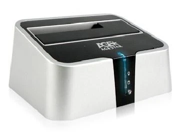 Док-станция для HDD AgeStar 3CBT2 SATA II пластик серебристый 1... фото 1