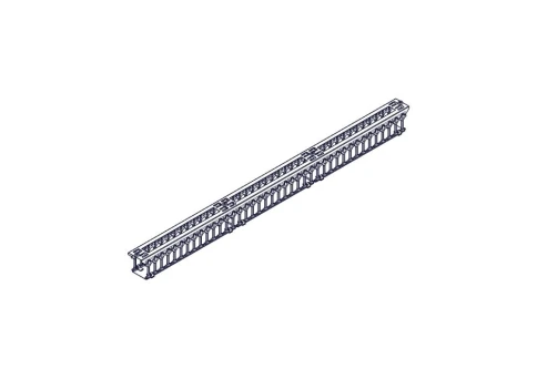 Systeme Electric vertical cable manager, Excelente series, plastic fin фото 5