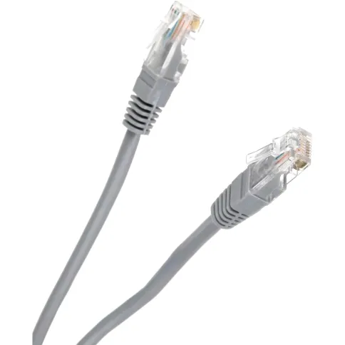 Патчкорд/ Патчкорд литой "Telecom" UTP кат.5е 1,5м серый фото 3
