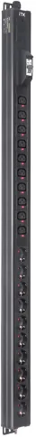 ITK BASE PDU PV1111 25U 1ф 16А 10SCHUKO 10C13 2,6м SCHUKO фото 1
