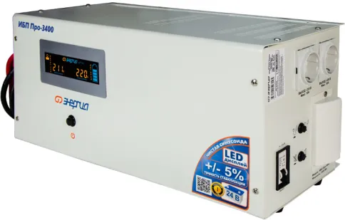 ИБП Pro-3400 24V Энергия/ UPS Pro-3400 24V Energy фото 4