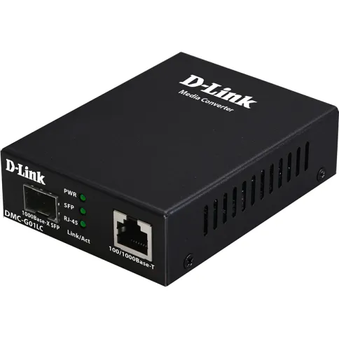 Медиаконвертер/ DMC-G10SC Media Converter 1000Base-T to 1000Base-LX, S фото 1