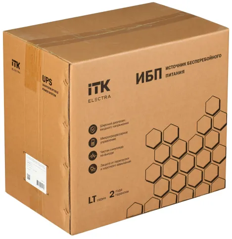 ITK ELECTRA LT ИБП 2кВА/1,6кВт 48VDC без АКБ USB Schuko фото 1