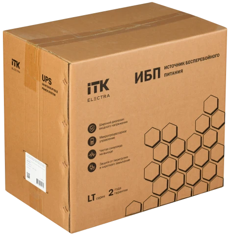 ITK ELECTRA LT ИБП 2кВА/1,6кВт 48VDC без АКБ USB Schuko фото 1