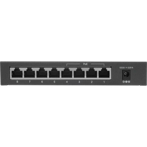 Коммутатор/ 8-port 10/100 Mbps unmanaged switch with 4 PoE ports,... фото 4
