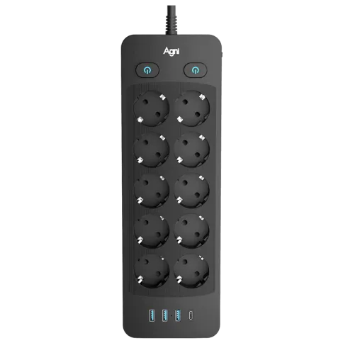 AGNI TP-FO4U10E-С-5m-black фото 1