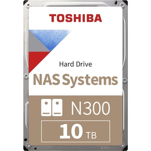 Жесткий диск/ HDD Toshiba N300 NAS SATA3 3.5" 10TB 7200... фото 1