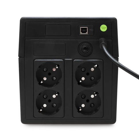 ИБП POWERMAN Smart Sine 1000, LCD, линейно-интерактивный, 1000ВА, 700Вт,  4 евророзетки с резервным питанием, USB, батарея 12В 7Ач 2 шт., 353мм х 149,3мм х 162мм, 9.2 кг./ UPS POWERMAN Smart Sine 1000, LCD, line-interactive, 1000VA, 700W, 4 eurosockets wi фото 5