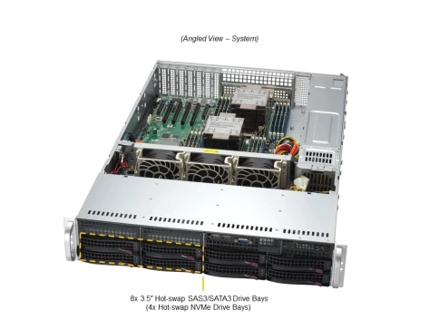 Серверная платформа/ SYS-621P-TRT (bundle6): 2U / 2x LGA-4677 / 16x DD фото 2