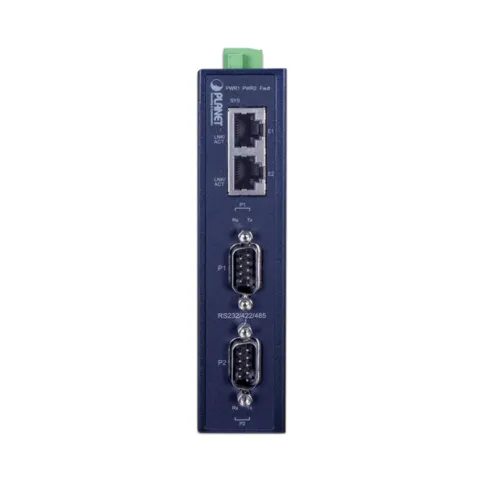 конвертер/ PLANET IP30 Industrial 2-Port RS232/RS422/RS485 Serial Devi фото 2